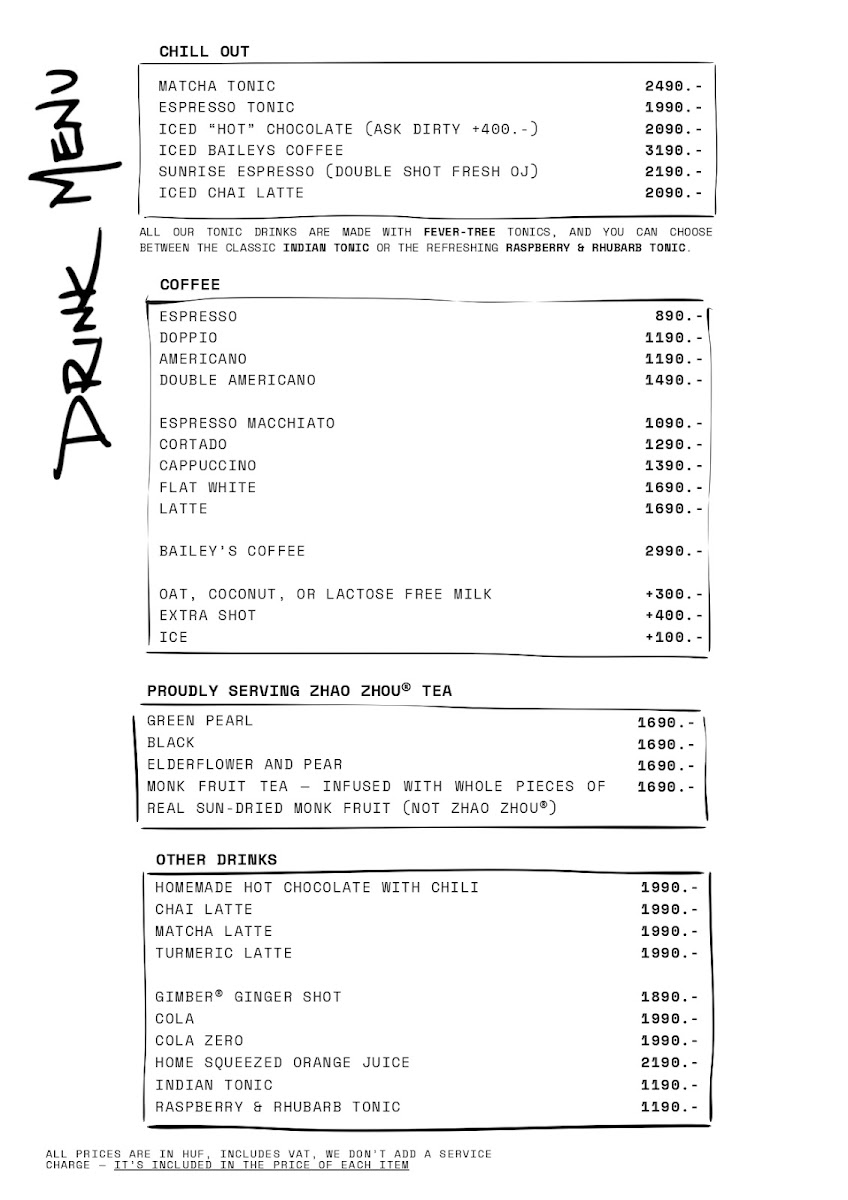 Menu David's Kitchen-1