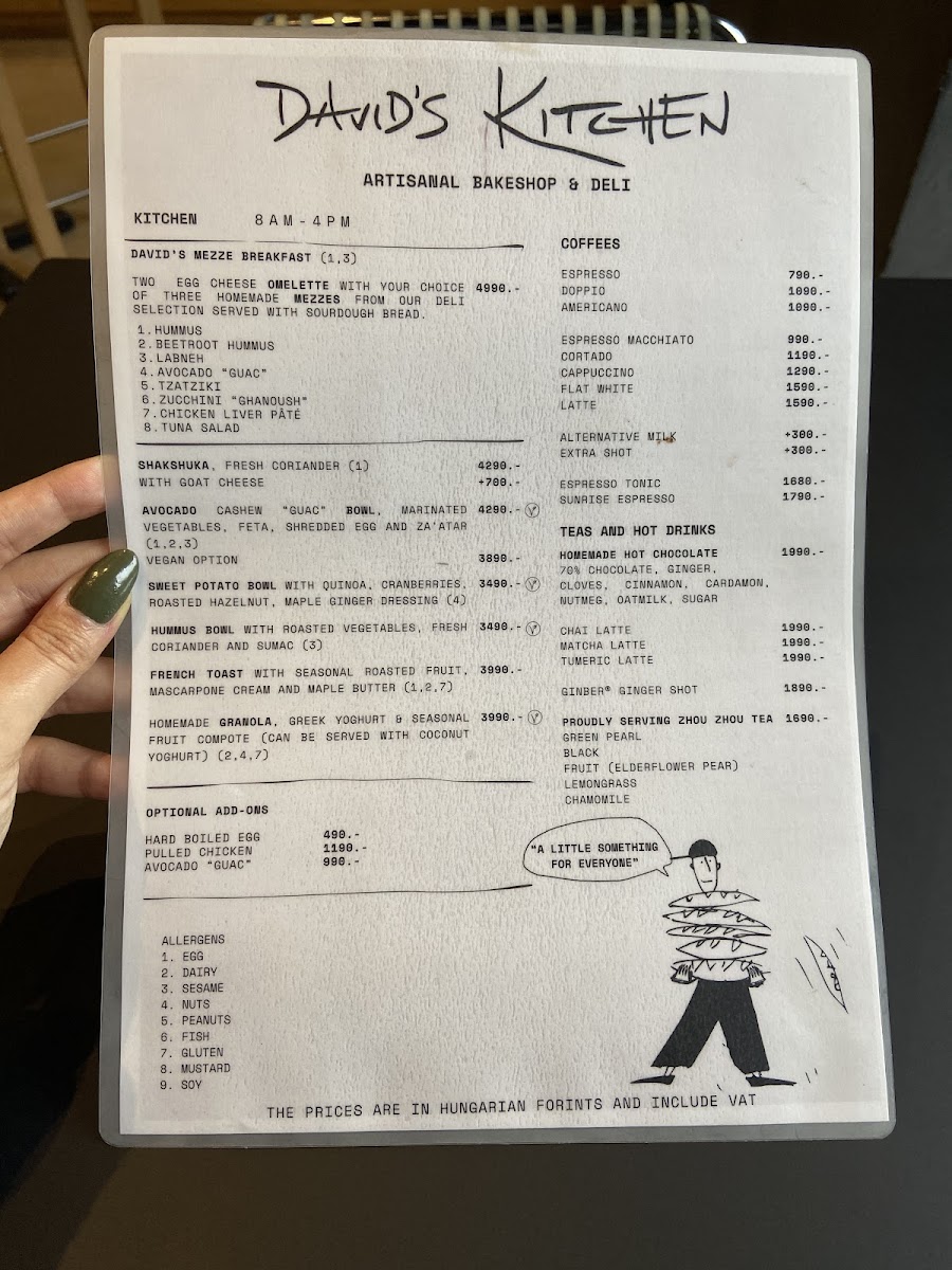 Menu David's Kitchen-10