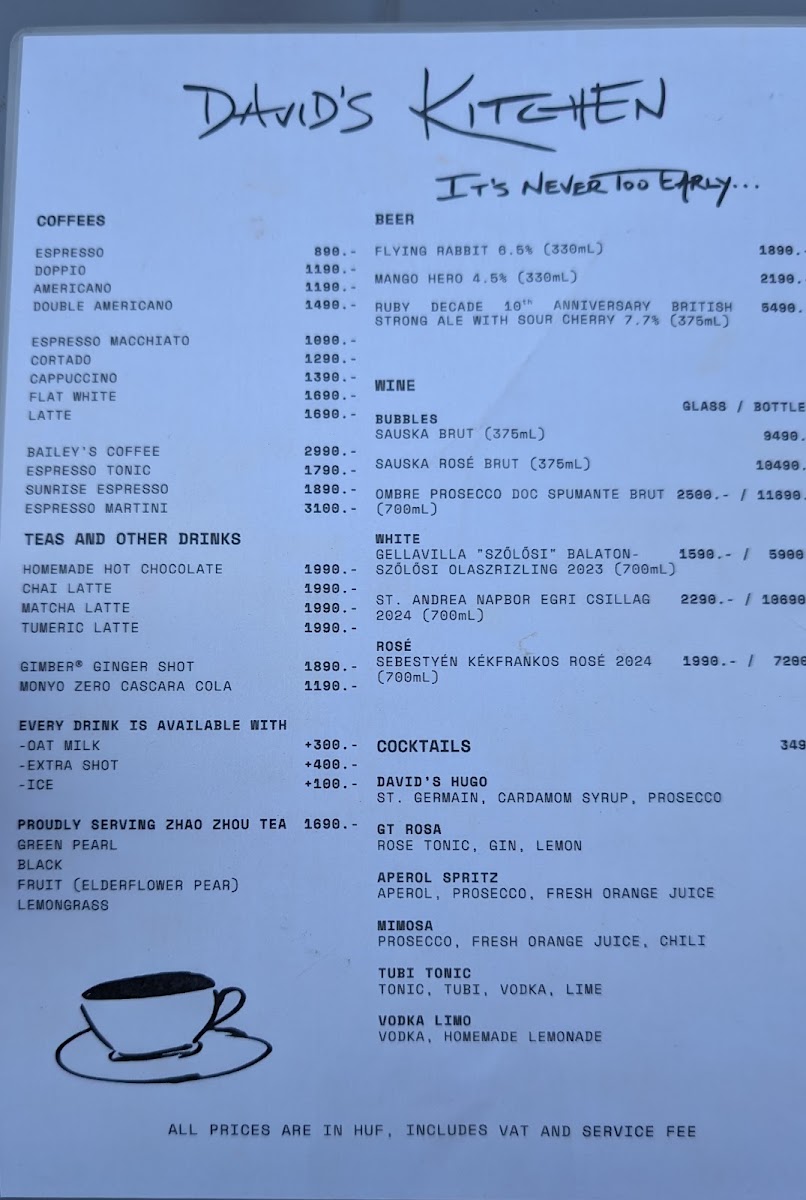 Menu David's Kitchen-8